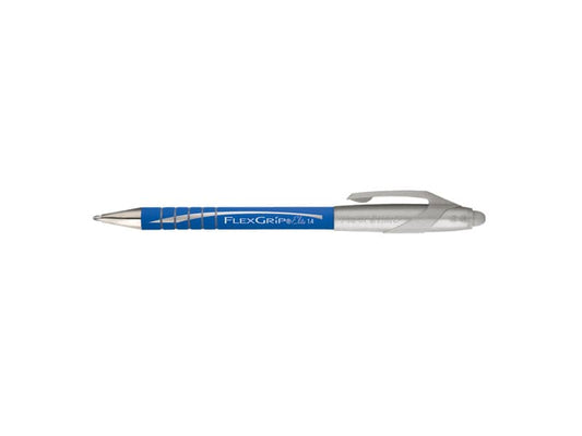 Penna a sfera a scatto Paper Mate Flexgrip Elite L 1,4 mm blu S0767610