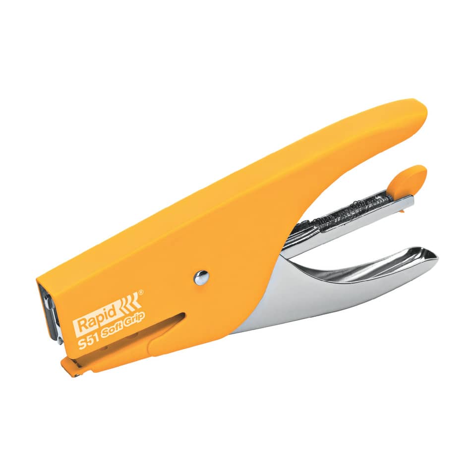 Cucitrice a pinza Rapid S51 SUPREME Soft Grip fino a 15 fogli giallo 10538743