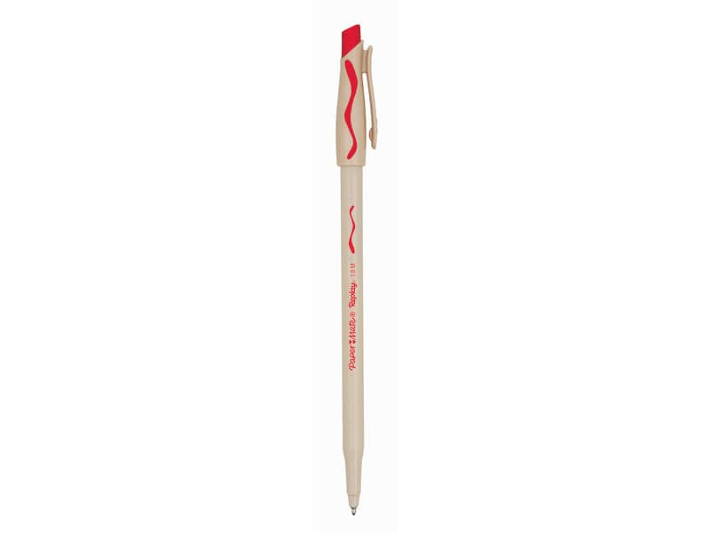 Penna a sfera stick Paper Mate Replay cancellabile M 1 mm rosso S0190804