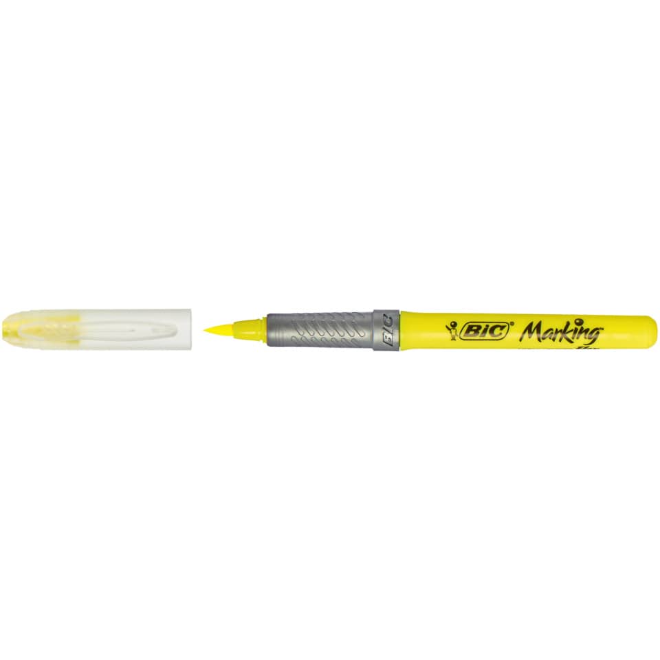 Evidenziatore BIC Highlighter Flex 1-4,3 mm giallo 942040