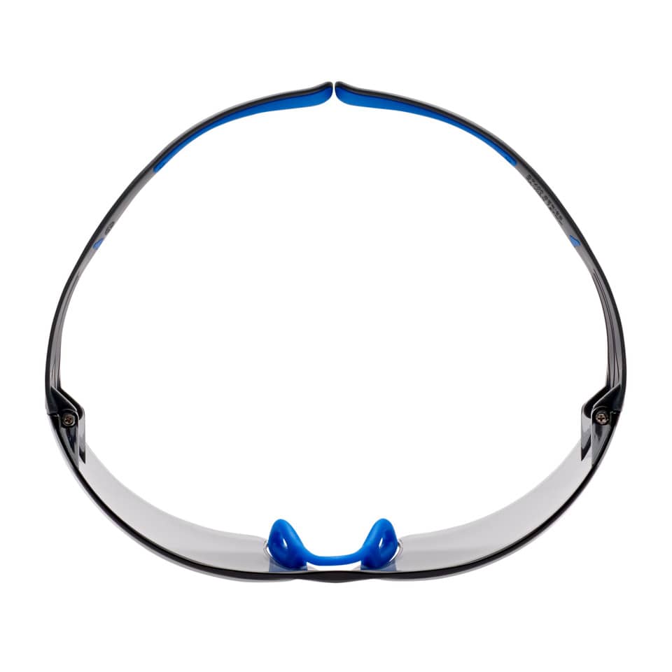 Occhiali di protezione 3M SecureFit™ 400 Scotchgard™ montatura blu/grigio SF407SGAF-BLU