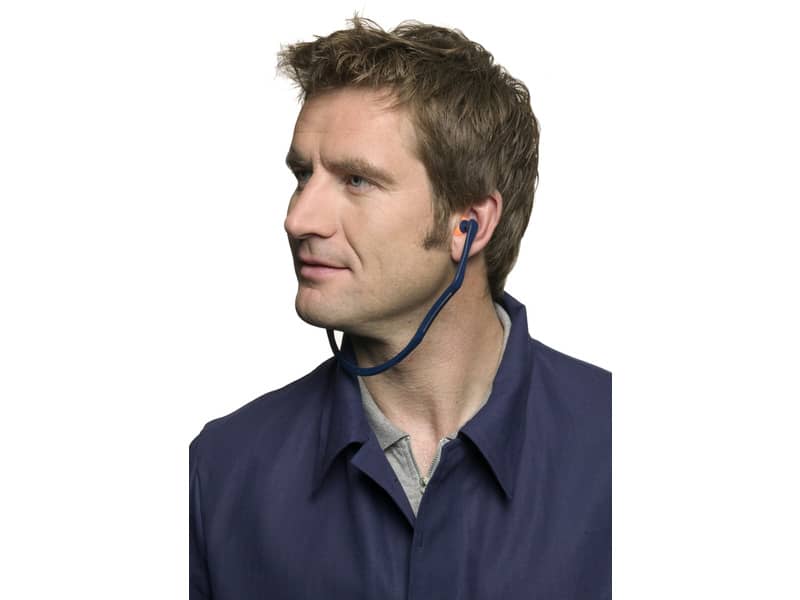 Inserti auricolari con cordoncino 3M blu  conf. da 10 - 1310