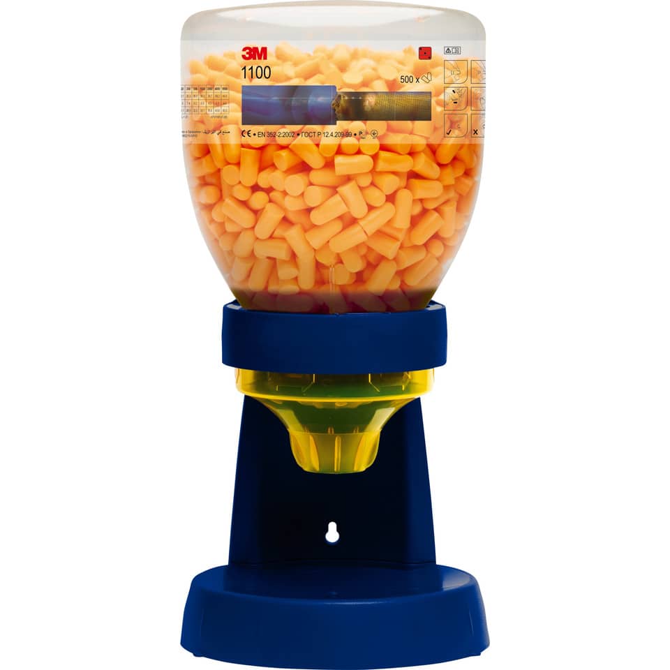 Ricarica Inserti auricolari modellabili 3M 1100 37 dB arancione conf. da 500 - 1100B