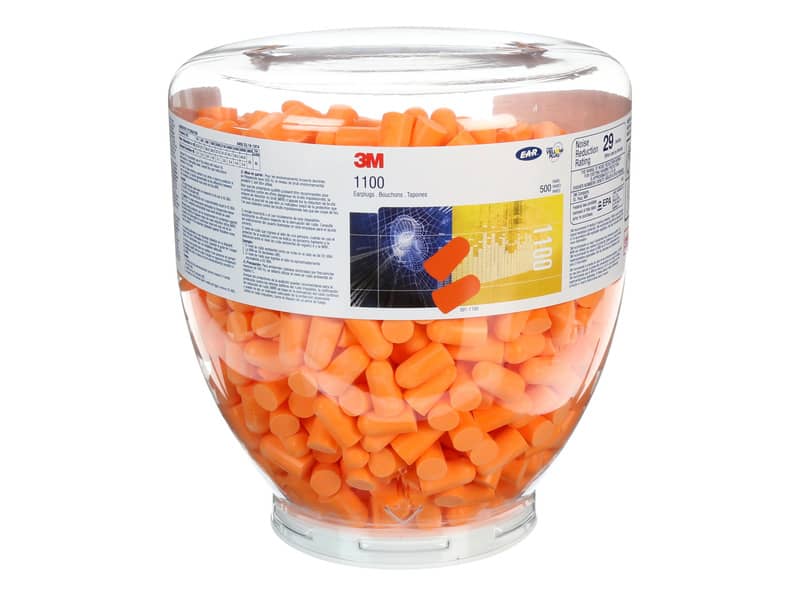 Ricarica Inserti auricolari modellabili 3M 1100 37 dB arancione conf. da 500 - 1100B