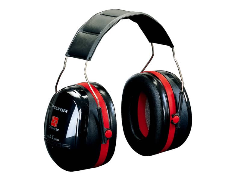 Cuffie auricolari 3M Peltor™ nero/rosso 35 dB - Optime III