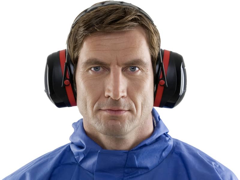 Cuffie auricolari 3M Peltor™ nero/rosso 35 dB - Optime III