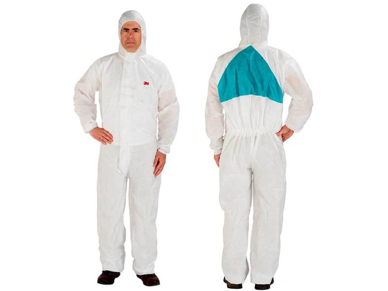 Tuta da lavoro di protezione 3M bianco-verde XL 4520 XL