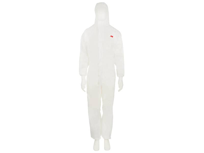 Tuta da lavoro di protezione 3M bianco-verde XL 4520 XL