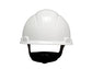 Elmetto di protezione non ventilato 3M bianco H-701N-VI