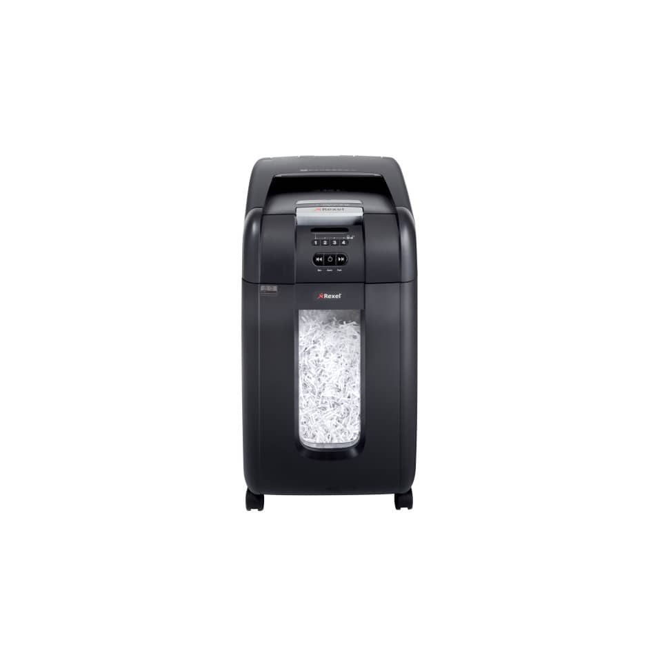 Distruggidocumenti ad alimentazione automatica Rexel Auto+300X P-4 40 L taglio a frammenti 4x40 mm - 2103250EU