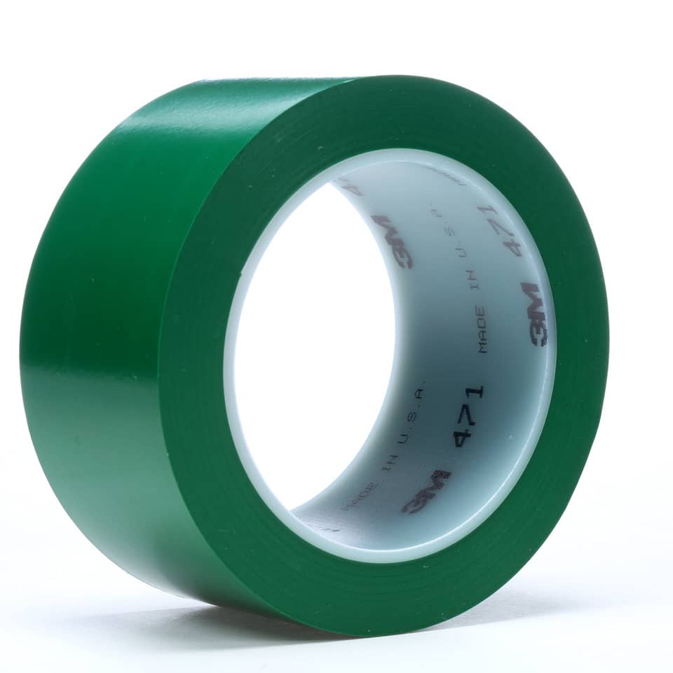 Nastro per segnaletica Scotch® 471 rotolo in vinile 51 mm x 33 m verde 471 VERDE