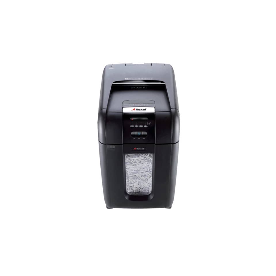 Distruggidocumenti ad alimentazione automatica Rexel Auto+300X P-4 40 L taglio a frammenti 4x40 mm - 2103250EU