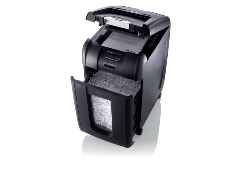 Distruggidocumenti ad alimentazione automatica Rexel Auto+300X P-4 40 L taglio a frammenti 4x40 mm - 2103250EU