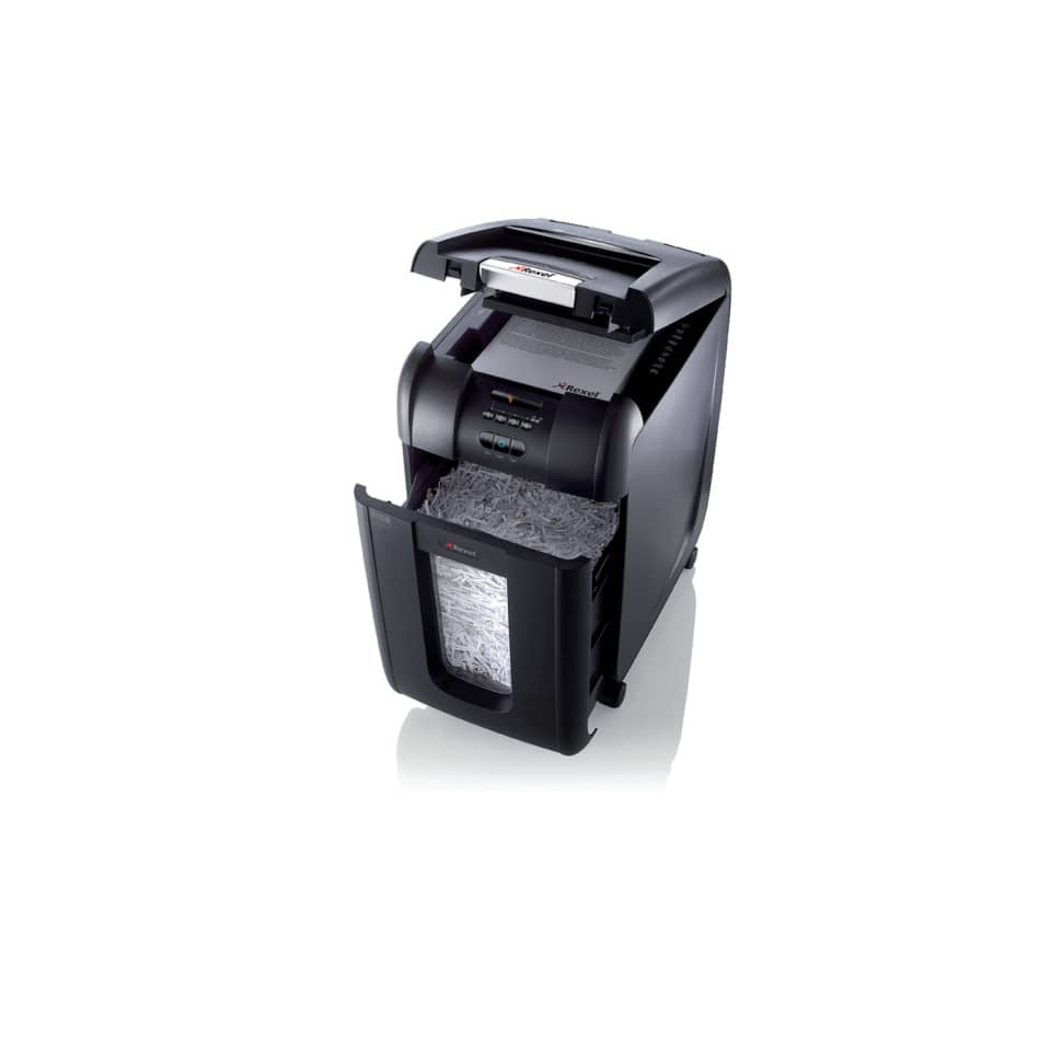 Distruggidocumenti ad alimentazione automatica Rexel Auto+300X P-4 40 L taglio a frammenti 4x40 mm - 2103250EU