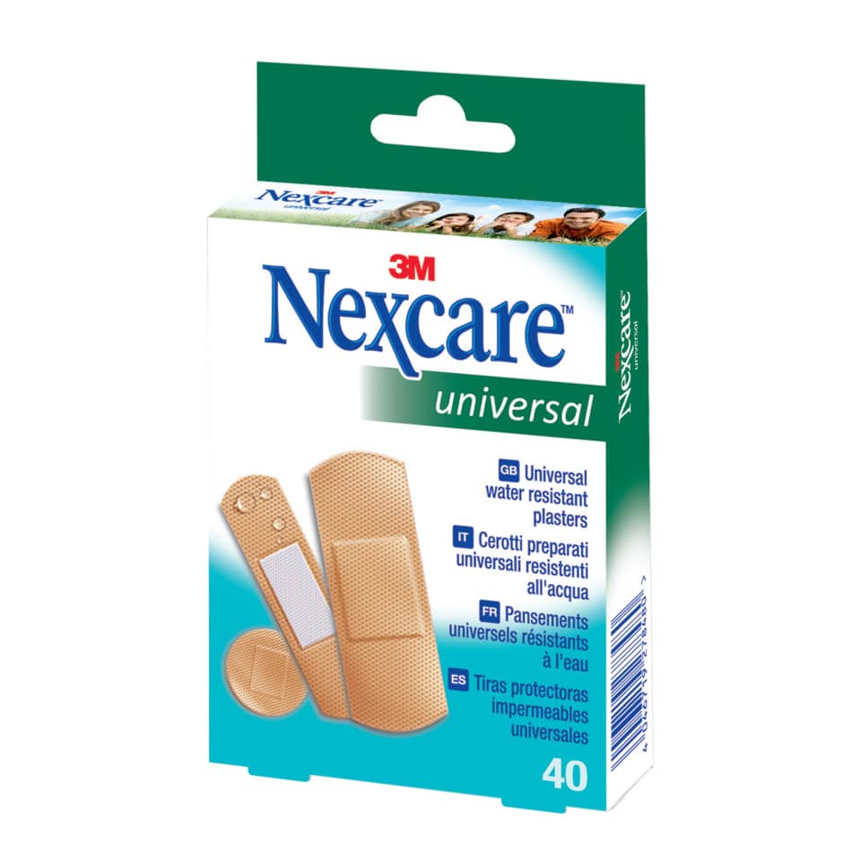 Cerotti Nexcare™ "Universal" assortiti 3 misure assortiti conf. 40 cerotti - N0340AS