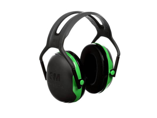 Cuffie auricolari 3M nero/verde  X1A