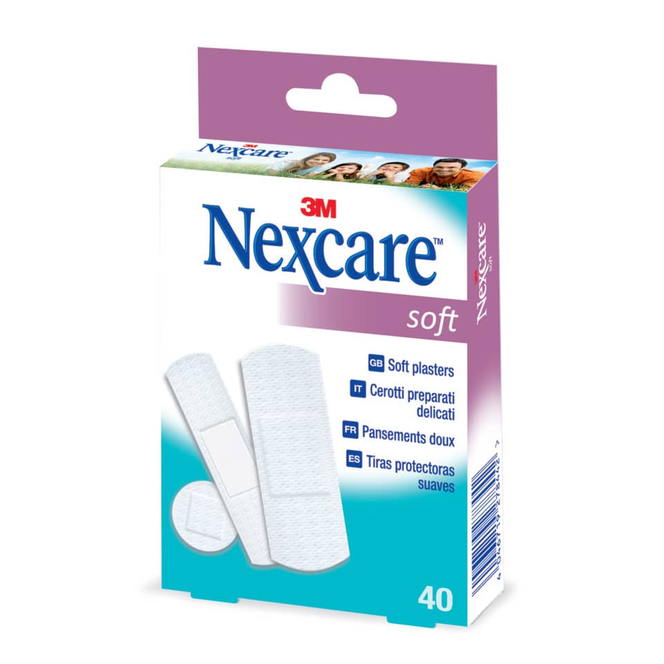 Cerotti Nexcare™ Universal Soft Touch Plaster - 3 misure assortiti - conf. 40 cerotti - N0540AS