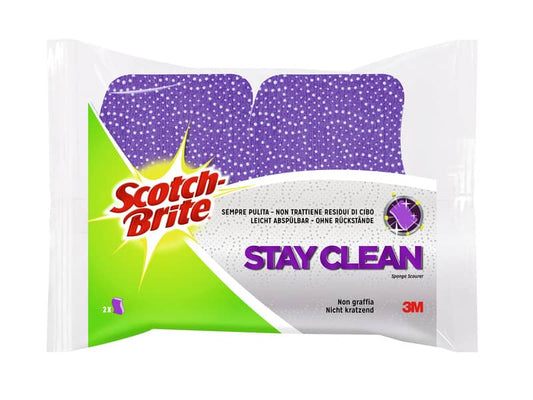 Spugna Scotch-Brite® SC2 Stay Clean - antigraffio viola conf. 2 pz. - SCL2