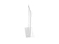 Portabrochure deflecto® A5 verticale in polistirolo con base a T trasparente 47901
