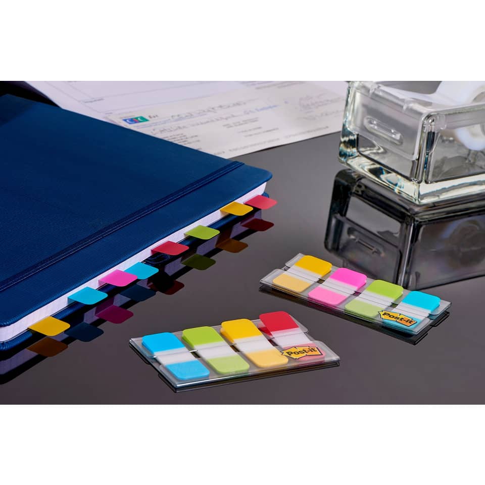 Segnapagina removibili Post-it® Index Strong Mini assortiti 4 blocchetti da 10 - 676-AYPV-EU
