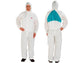 Tuta da lavoro di protezione 3M colore bianco con pannello posteriore verde bianco-verde L - 4520 L