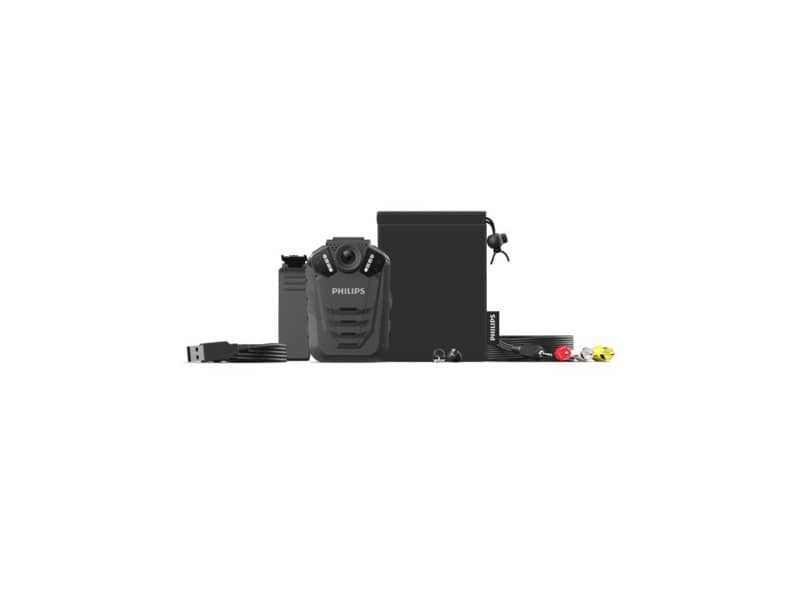 Registratore audio e video HD Body Cam PHILIPS nero DVT3120