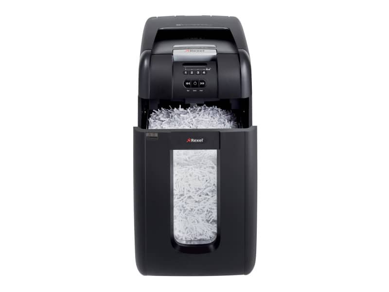 Distruggidocumenti ad alimentazione automatica Rexel Auto+300X P-4 40 L taglio a frammenti 4x40 mm - 2103250EU