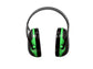 Cuffie auricolari 3M nero/verde  X1A
