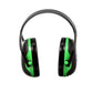 Cuffie auricolari 3M nero/verde  X1A