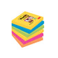 Foglietti riposizionabili Post-it® Super Sticky Rio de Janeiro 76x76 mm assortiti conf. 6 blocchetti da 90 ff - 654-6SS
