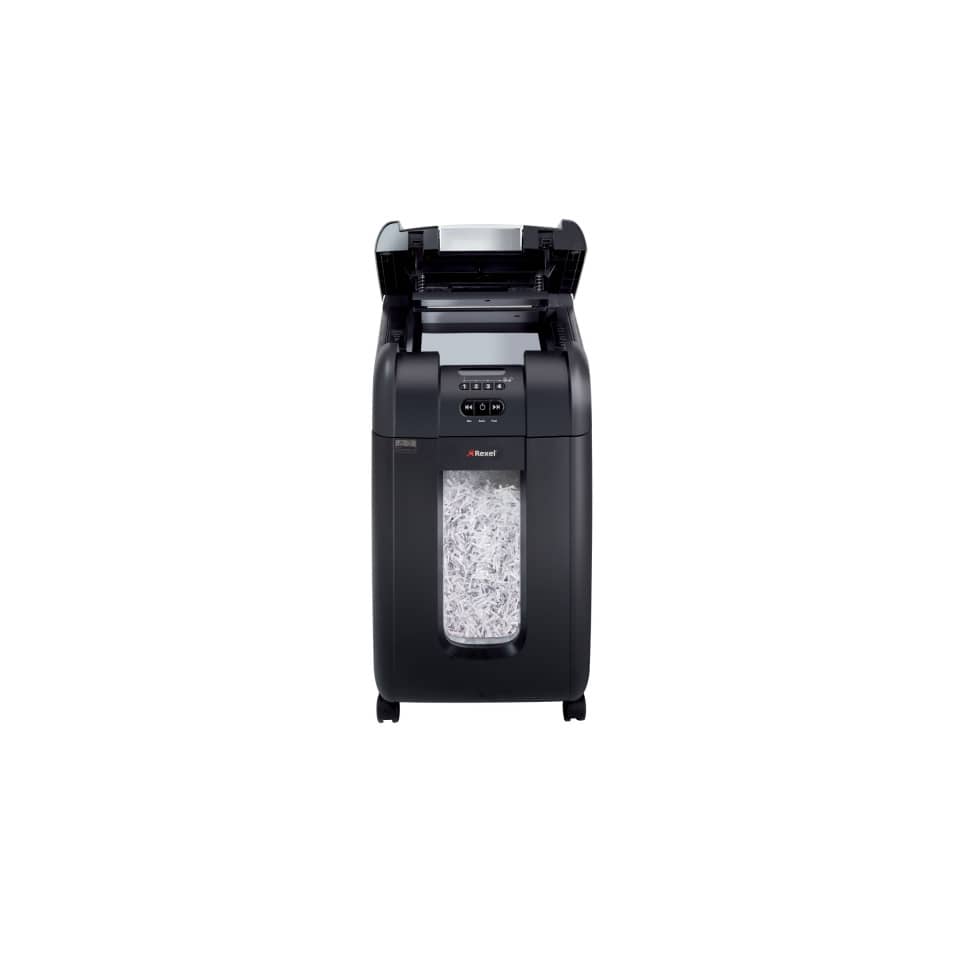 Distruggidocumenti ad alimentazione automatica Rexel Auto+300X P-4 40 L taglio a frammenti 4x40 mm - 2103250EU