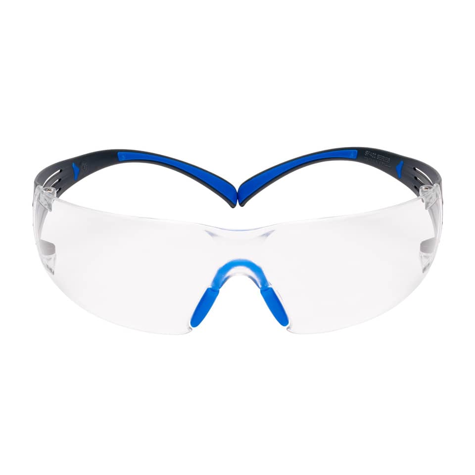 Occhiali di protezione 3M blu/grigio  SF401SGAF-BLU