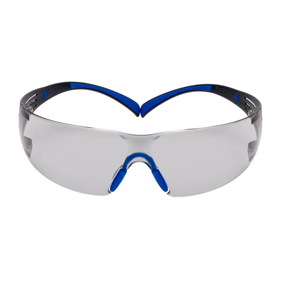 Occhiali di protezione 3M SecureFit™ 400 Scotchgard™ montatura blu/grigio SF407SGAF-BLU