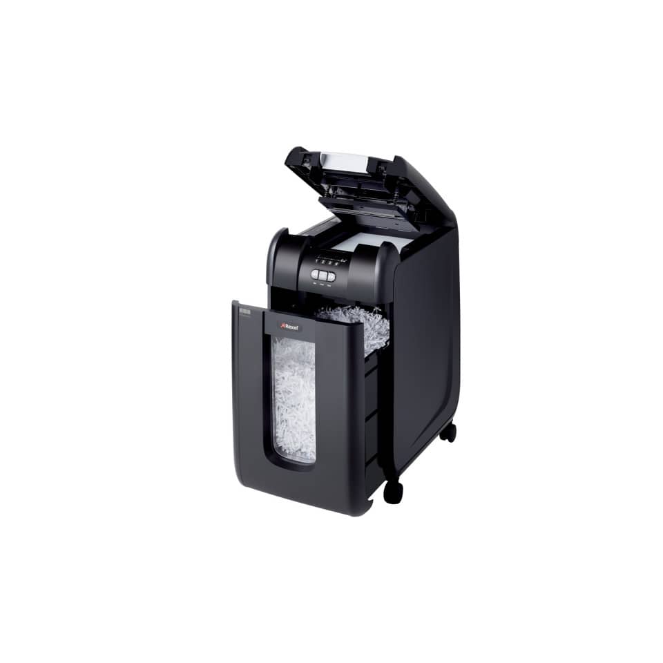 Distruggidocumenti ad alimentazione automatica Rexel Auto+300X P-4 40 L taglio a frammenti 4x40 mm - 2103250EU