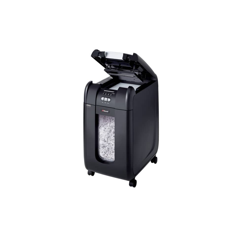 Distruggidocumenti ad alimentazione automatica Rexel Auto+300X P-4 40 L taglio a frammenti 4x40 mm - 2103250EU