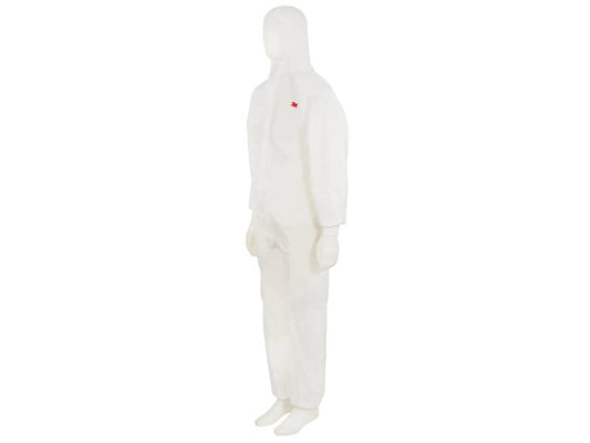 Tuta da lavoro di protezione 3M colore bianco con pannello posteriore verde bianco-verde M - 4520 M