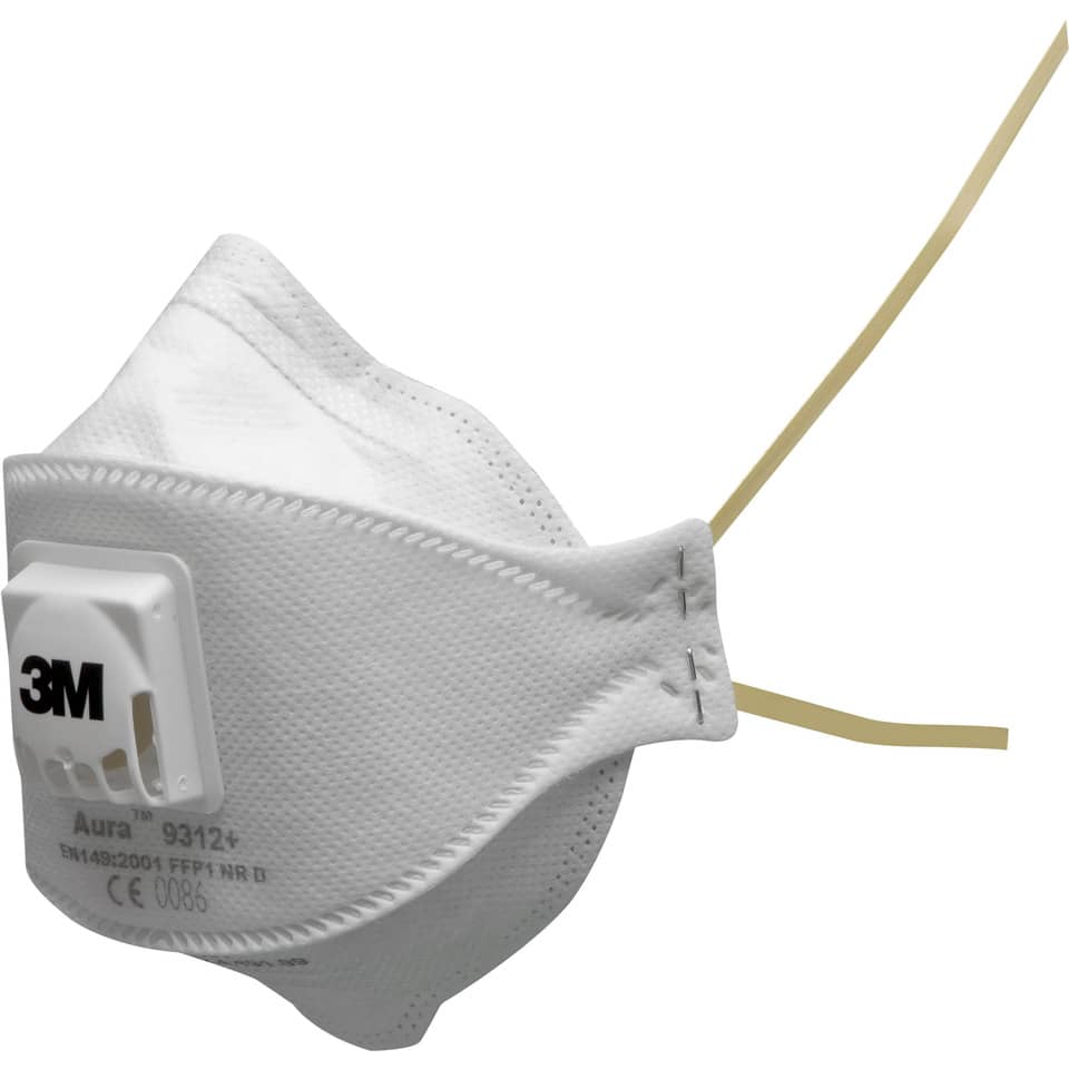 Respiratore monouso 3M Aura™ FFP1 con valvola Conf. 10 pezzi - 9312