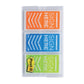Segnapagina removibili Post-it® Index Medium assortiti 4 cf. da 50 fogli + 2 confezioni Freccia - 682-SH-OBLEU