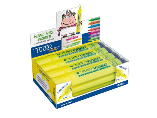Evidenziatore TRATTO Video 1-5 mm giallo 830201