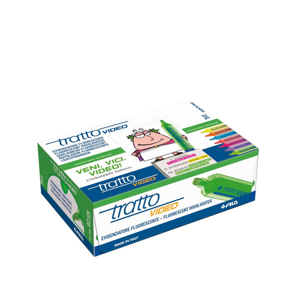 Evidenziatore TRATTO Video 1-5 mm verde  830202