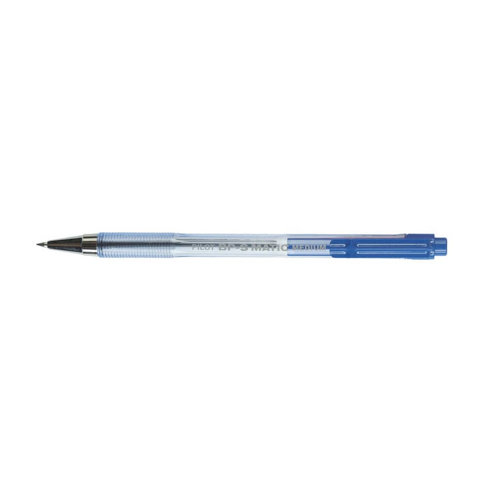 Penna a sfera a scatto Pilot BPS Matic 1,0 mm blu 001621