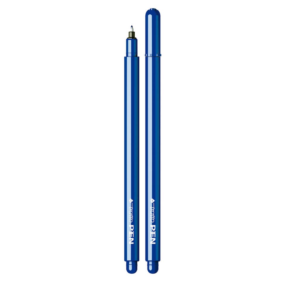 Penne a punta sintetica TRATTO Pen 2 mm blu 830701