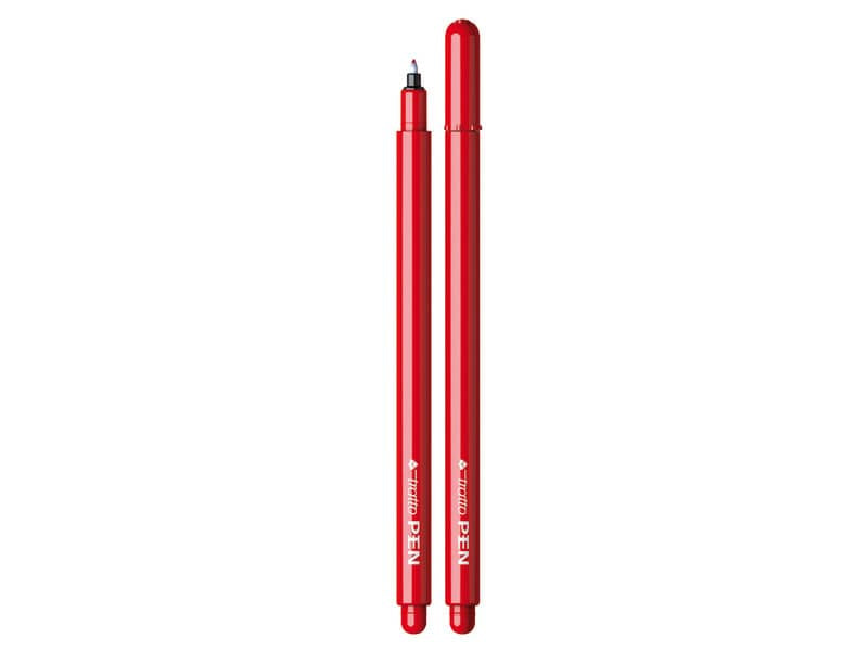 Penne a punta sintetica TRATTO Pen 2 mm rosso 830702