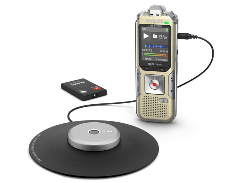 Registratore vocale digitale PHILIPS oro  DVT8010