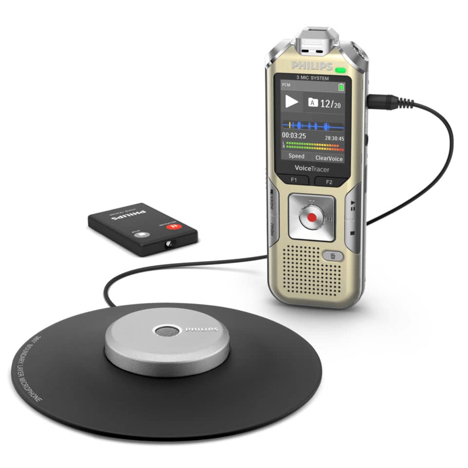 Registratore vocale digitale PHILIPS oro  DVT8010