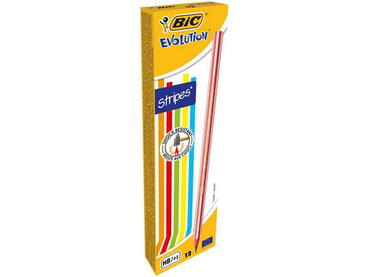 Matita BIC Evolution Stripes HB 918487