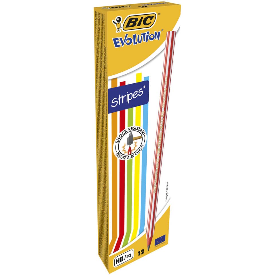 Matita BIC Evolution Stripes HB  918487