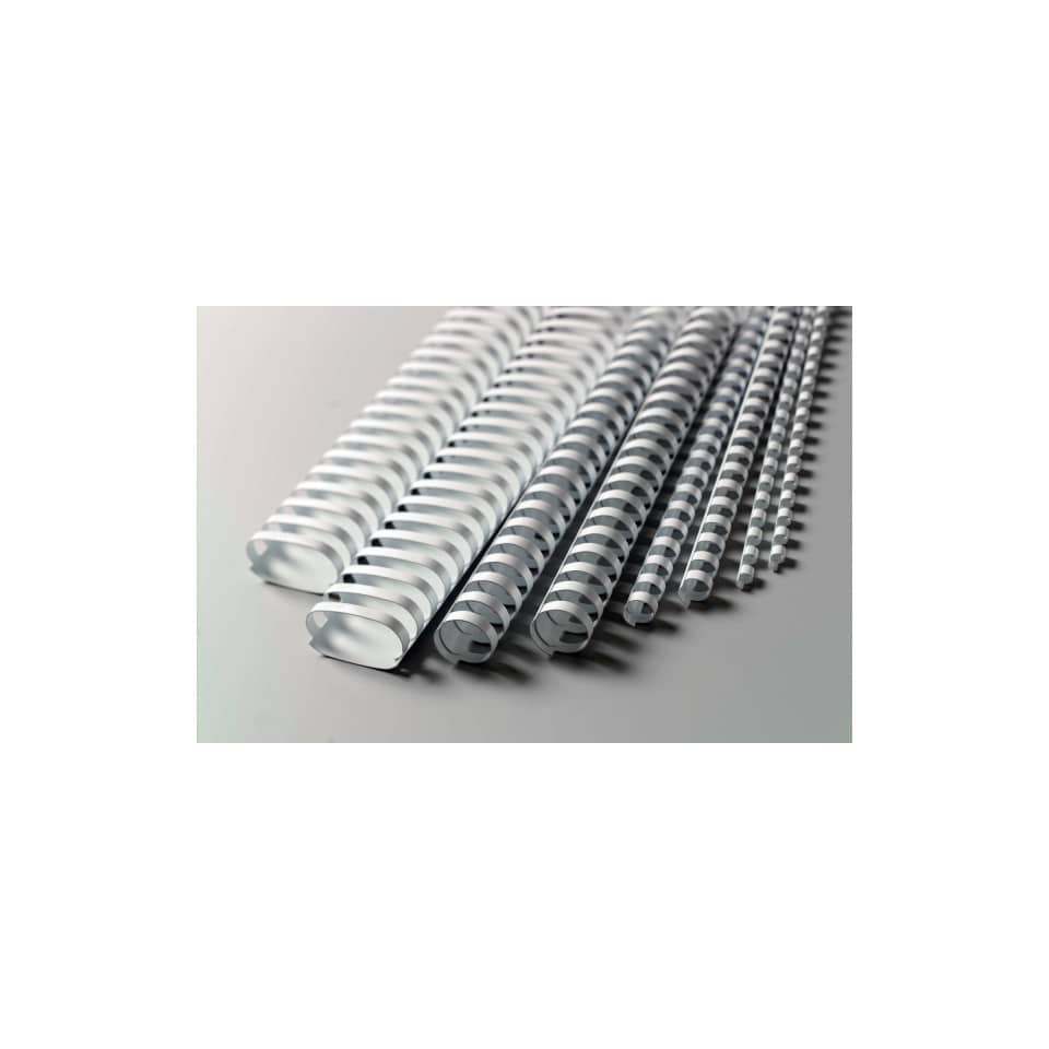 Dorsi plastici a 21 anelli GBC CombBind 45 mm A4 bianco - fino a 400 fogli conf da 50 dorsi - 4028206