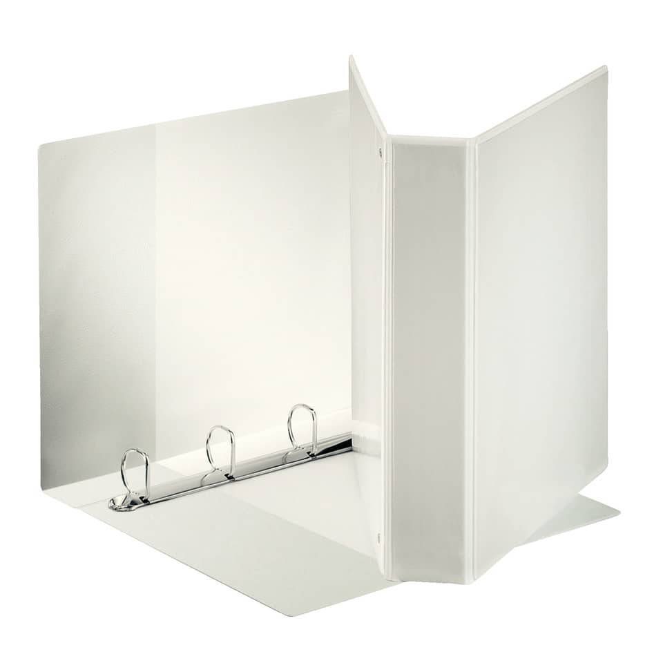 Raccoglitore personalizzabile Esselte Display Maxi 4 anelli a D 28,5x32 cm dorso 8,8 cm bianco - 394754000