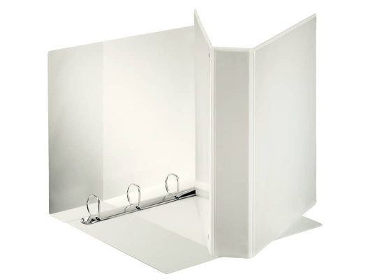 Raccoglitore personalizzabile Esselte Display Maxi 4 anelli a D 28,5x32 cm dorso 8,8 cm bianco - 394754000